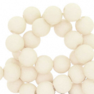 6 mm acryl kralen Off white