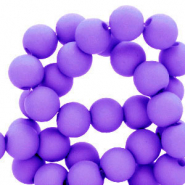 4 mm acryl kralen Dark purple