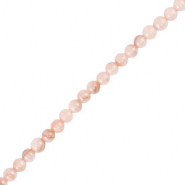 Schelp kralen rond Pink