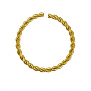 Roestvrij stalen (RVS) stainless steel onderdelen buigring Gold