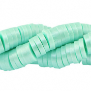 Katsuki kralen 6mm Soft mint-pearl shine coating