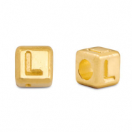 Letterkralen DQ metaal L Goud (nikkelvrij)