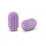 Acryl kralen ovaal Purple