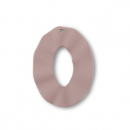 Acryl hangers ovaal Taupe brown