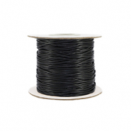 Macramé draad gevlochten 1mm Black