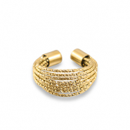 Roestvrij stalen (RVS) Stainless steel ringen Gold