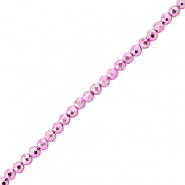 Top Facet kralen 2mm rond Metallic fuchsia pink