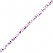 Top Facet kralen 2mm rond Metallic purple