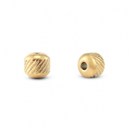 Roestvrij stalen (RVS) Stainless steel kralen 6mm Gold