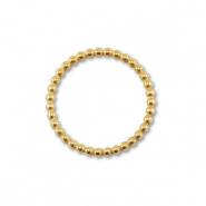 Roestvrij stalen (RVS) stainless steel bedels tussenstuk cirkel Gold