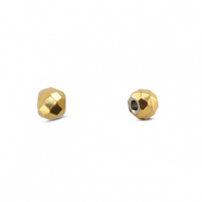 Roestvrij stalen (RVS) stainless steel kralen Gold