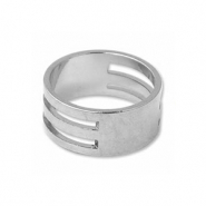 Roestvrij stalen (RVS) buigring opener Silver