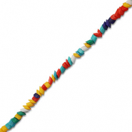 Glaskralen rombo&iuml;de Multicolor