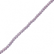 Top Facet kralen 8x6mm disc Lavender grey