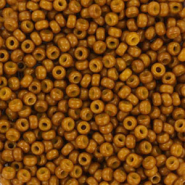 Miyuki rocailles 11/0 Duracoat opaque toast brown 11-4460