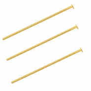 DQ metaal nietstift 25mm Goud (nikkelvrij)