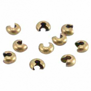 DQ metaal knijpkraalverberger 5mm Antiek brons (nikkelvrij)