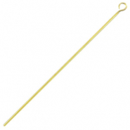 DQ metalen kettelstiften 70mm Goud (nikkelvrij)
