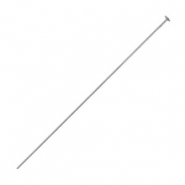 DQ metalen nietstiften 50mm Antiek zilver (nikkelvrij)