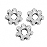 DQ metaal kraal spacer Bali ring 4.8mm Antiek zilver (nikkelvrij)