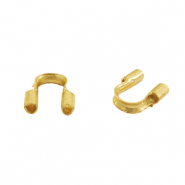 Onderdelen DQ metaal wire guardian / draadbeschermer 5mm (Ø0.56mm) Goud (nikkelvrij)