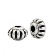 Kralen DQ metaal deco Antiek zilver (nikkelvrij)