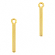 Bedels DQ metaal bar Goud (nikkelvrij)