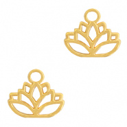 Bedels DQ metaal lotus Goud (nikkelvrij)