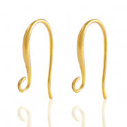 Onderdelen DQ metaal oorbellen / oorhangers Goud (nikkelvrij)
