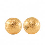 Kralen DQ metaal 8mm Goud (nikkelvrij)
