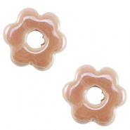 DQ Grieks keramiek kralen bloem Blush pink