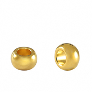 Kralen DQ metaal rondellen 7mm Goud (nikkelvrij)