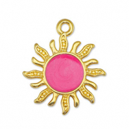 Bedels DQ metaal zon Pearl Pink-Goud (nikkelvrij)