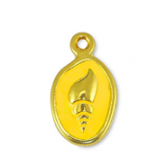 Bedels DQ metaal schelp Yellow-Goud (nikkelvrij)