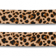 Bandana luipaard Beige-brown-black