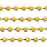 Roestvrij stalen (RVS) Stainless steel onderdelen jasseron schelp Gold
