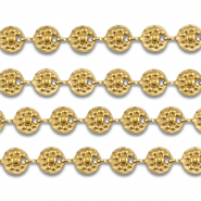 Roestvrij stalen (RVS) Stainless steel onderdelen jasseron rond Gold