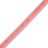 Velvet lint Vintage pink-silver glitter