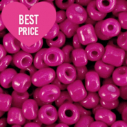 Glaskralen Rocailles 8/0 (3mm) Gypsy pink