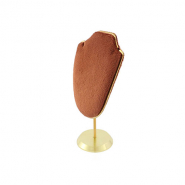 Sieraad display buste voor kettingen Copper brown-gold