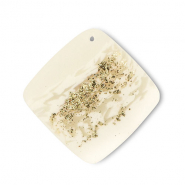 Polymeer hangers ruit Off white-beige-gold