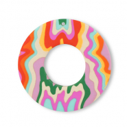 Polymeer hangers rond Multicolour