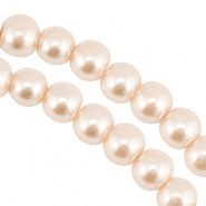 Glasparels 6mm Light beige