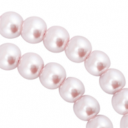 Glasparels 4mm Light pastel pink