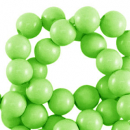 4 mm acryl kralen shiny Light green