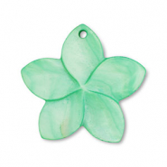 Schelp hanger bloem Green