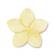 Schelp hanger bloem Yellow