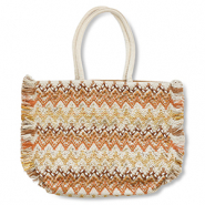 BY31® Strandtas Beige-brown-gold