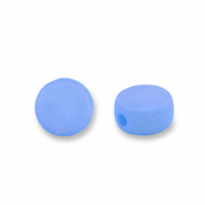 Acryl kralen disc Blue