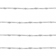 Roestvrij stalen (RVS) Stainless steel onderdelen jasseron staaf met bal Silver